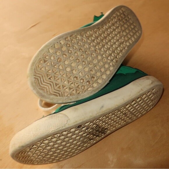 Mini Boden Dragon High Top Sneakers Size 29 Little Boys 11 11.5 Green Zip Up Tie - Picture 6 of 7